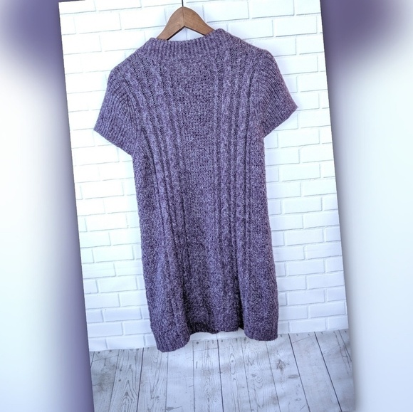 Sonoma Life & Style Purple Knit Sweater - Picture 3 of 5